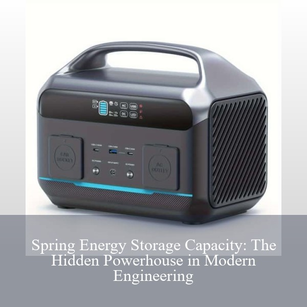 Spring Energy Storage Capacity: The Hidden Powerhouse in Modern Engineering